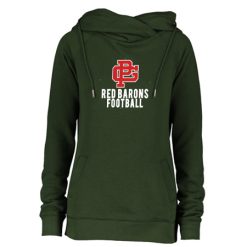 Alternative view of GP Red Barons Ladies Classic Fleece Funnel Neck Pullover Hood
