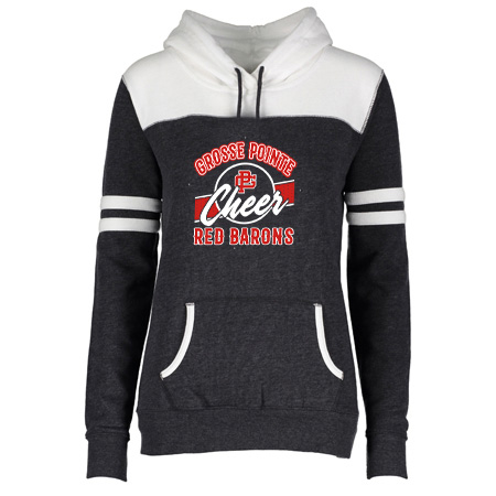GP Red Barons Ladies Varsity Fleece Pullover Hood - Image 13