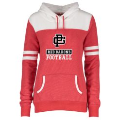 Alternative view of GP Red Barons Ladies Varsity Fleece Pullover Hood