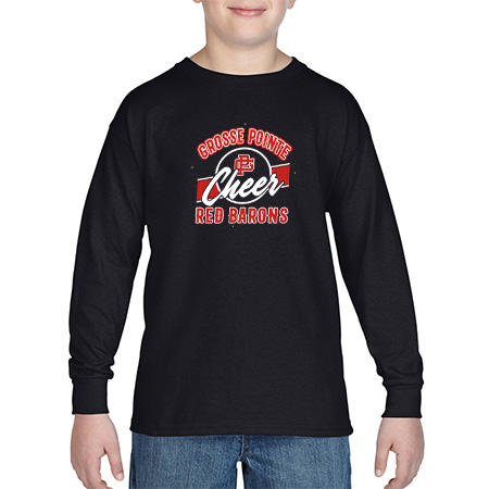 GP Red Barons Youth Heavy Cotton™ Youth Long Sleeve T-Shirt - Image 22