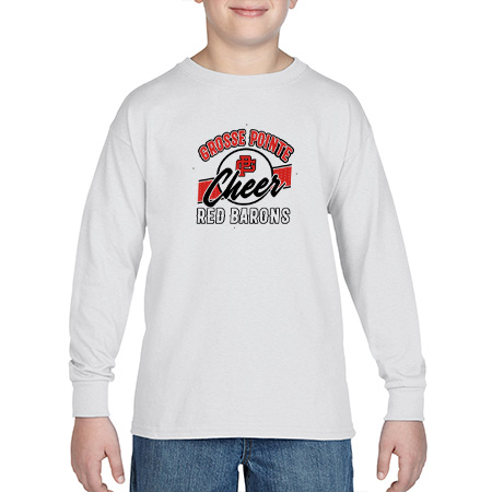 GP Red Barons Youth Heavy Cotton™ Youth Long Sleeve T-Shirt - Image 10