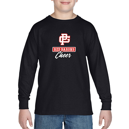 GP Red Barons Youth Heavy Cotton™ Youth Long Sleeve T-Shirt - Image 14