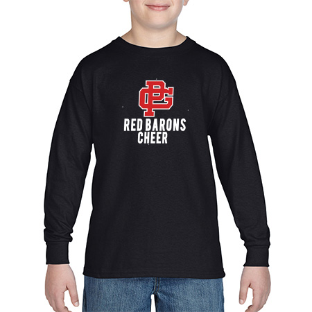 GP Red Barons Youth Heavy Cotton™ Youth Long Sleeve T-Shirt - Image 18