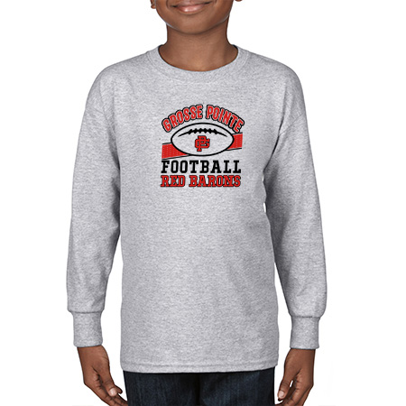 GP Red Barons Youth Heavy Cotton™ Youth Long Sleeve T-Shirt - Image 17