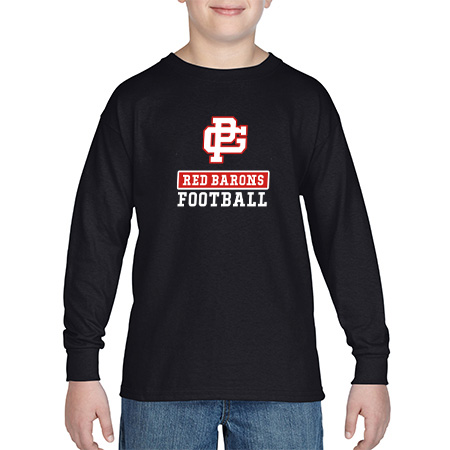 GP Red Barons Youth Heavy Cotton™ Youth Long Sleeve T-Shirt - Image 19