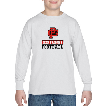 GP Red Barons Youth Heavy Cotton™ Youth Long Sleeve T-Shirt - Image 20