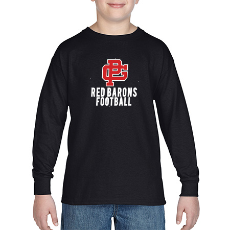 GP Red Barons Youth Heavy Cotton™ Youth Long Sleeve T-Shirt - Image 21