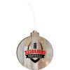 GP Red Barons Light 4.18 X 3.86 Faux Wood Ornament