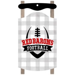 Alternative view of GP Red Barons Sled Ornament