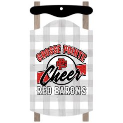 GP Red Barons Sled Ornament