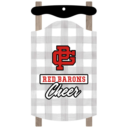 GP Red Barons Sled Ornament - Image 3