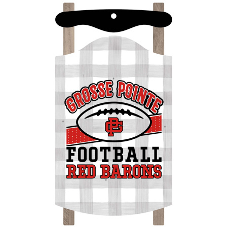 GP Red Barons Sled Ornament - Image 4