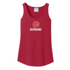 GP Red Barons Ladies Ladies Core Cotton Tank Top