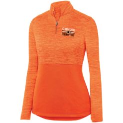 Alternative view of Cannonsburg Ladies Shadow Tonal Heather ¼ Zip Pullover