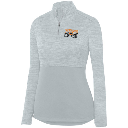 Cannonsburg Ladies Shadow Tonal Heather ¼ Zip Pullover - Image 3
