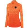 Cannonsburg Ladies Shadow Tonal Heather ¼ Zip Pullover