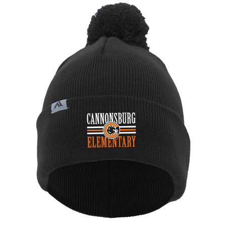 Cannonsburg KNIT FOLD OVER POM-POM BEANIE - Image 5