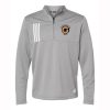 Cannonsburg Adult Adidas 3-Stripes Double Knit Quarter-Zip Pullover