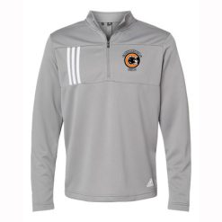 Cannonsburg Adult Adidas 3-Stripes Double Knit Quarter-Zip Pullover