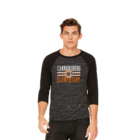 Cannonsburg Unisex 3/4 Sleeve Baseball Tee - Image 18