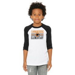 Alternative view of Cannonsburg Youth Youth 3/4 Sleeve Baseball Tee