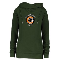 Cannonsburg Ladies Classic Fleece Funnel Neck Pullover Hood
