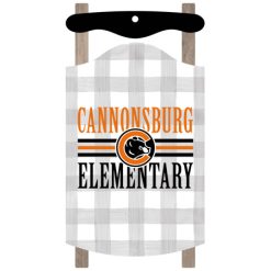 Alternative view of Cannonsburg Sled Ornament