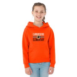 Alternative view of Cannonsburg Youth NuBlend® Youth Hooded Sweatshirt