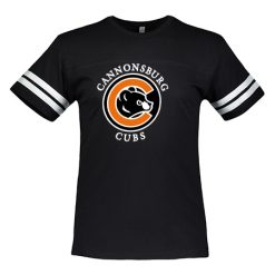 Alternative view of Cannonsburg Adult Men's Football Tee