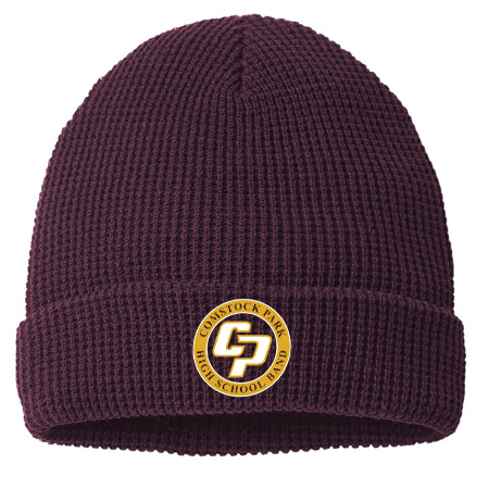 CP Band Waffle Cuff Beanie - Image 7