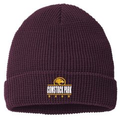 Alternative view of CP Band Waffle Cuff Beanie