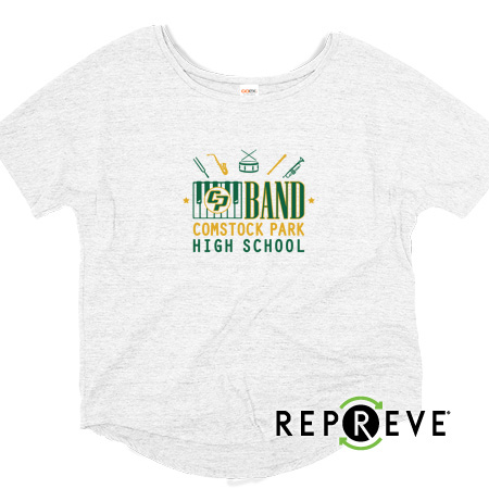 CP Band Ladies Triblend Flowy Tee - Image 3