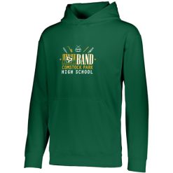 Alternative view of CP Band Adult Wicking Fleece Hoodie