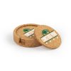 CP Band Circular Cork Coaster Set of 4 with holder
