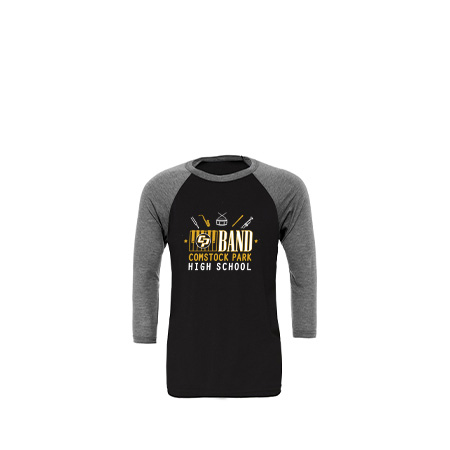 CP Band Unisex 3/4 Sleeve Baseball Tee - Image 35