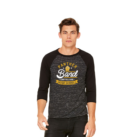 CP Band Unisex 3/4 Sleeve Baseball Tee - Image 14