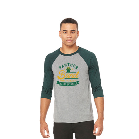CP Band Unisex 3/4 Sleeve Baseball Tee - Image 51