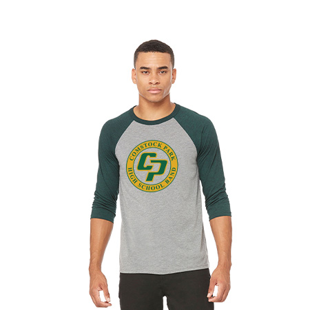 CP Band Unisex 3/4 Sleeve Baseball Tee - Image 67