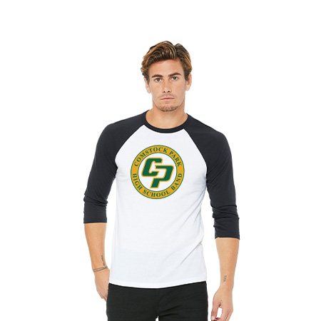CP Band Unisex 3/4 Sleeve Baseball Tee - Image 64