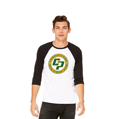 CP Band Unisex 3/4 Sleeve Baseball Tee - Image 4