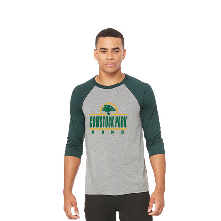 CP Band Unisex 3/4 Sleeve Baseball Tee - Image 39