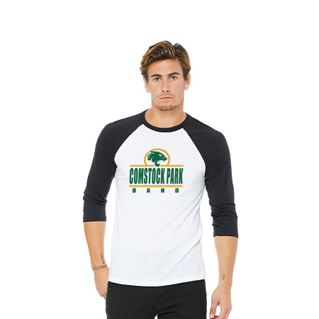 CP Band Unisex 3/4 Sleeve Baseball Tee - Image 75