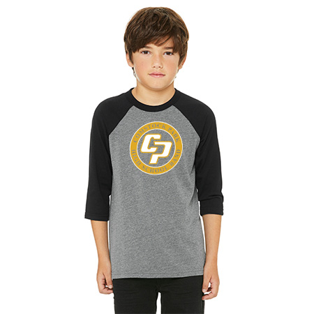 CP Band Youth Youth 3/4 Sleeve Baseball Tee - Image 3