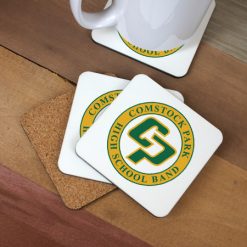Alternative view of CP Band Coasters