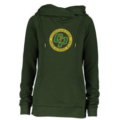 Alternative view of CP Band Ladies Classic Fleece Funnel Neck Pullover Hood