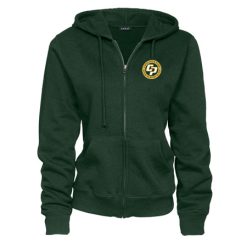 Alternative view of CP Band Ladies Full Zip Fleece Hoodie