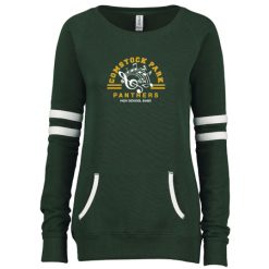 Alternative view of CP Band Ladies Varsity Fleece Crew Neck Pullover