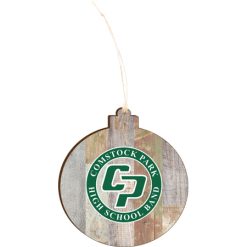 Alternative view of CP Band Light 4.18 X 3.86 Faux Wood Ornament