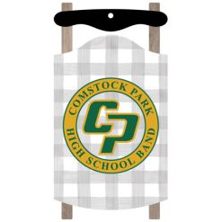 Alternative view of CP Band Sled Ornament