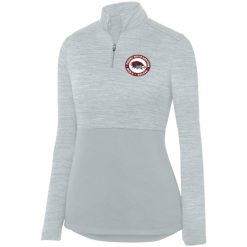 Alternative view of FHEMS Ladies Shadow Tonal Heather ¼ Zip Pullover